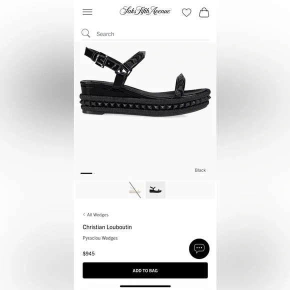 Christian Louboutin Pyraclou Patent Spike Wedge Sandals
Size 37 (US 7) - Picture 11 of 14